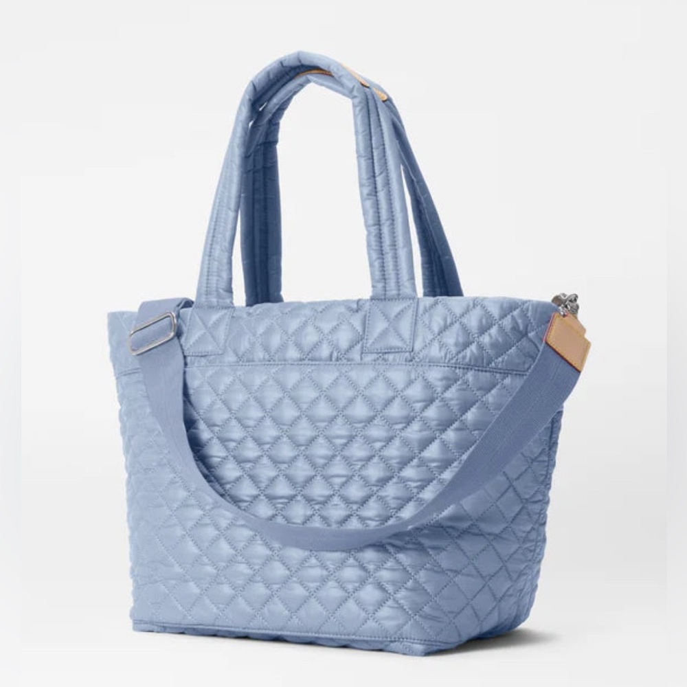 MZ Wallace Metro Tote Deluxe in Stone Blue - NWT